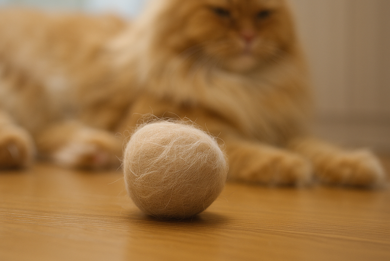 Bola de pelo em gatos: descubra como resolver