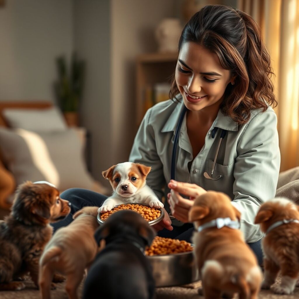 Alimentação para filhotes: Guia Completo de Nutrição